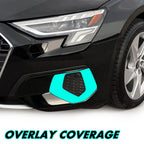2022-2024 Audi A3 | Front Bumper Side Vent Trim Chrome Delete PreCut Vinyl Wrap
