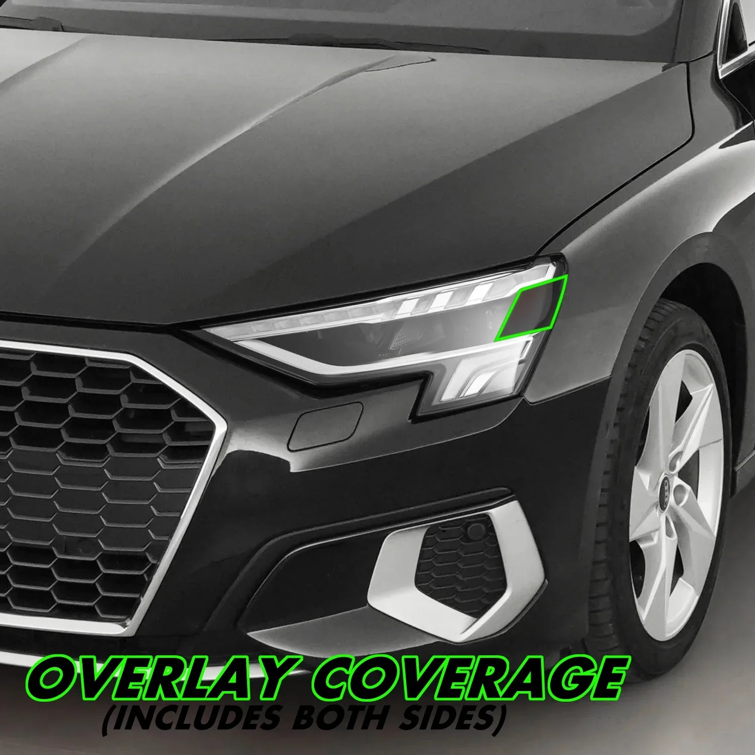 2022-2024 Audi A3 | Headlight Side Marker PreCut Tint Overlays