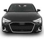 2022-2024 Audi A3 | Front Bumper Lower Lip Trim Chrome Delete PreCut Vinyl Wrap