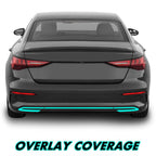 2022-2024 Audi A3 | Rear Bumper Diffuser Trim Chrome Delete PreCut Vinyl Wrap