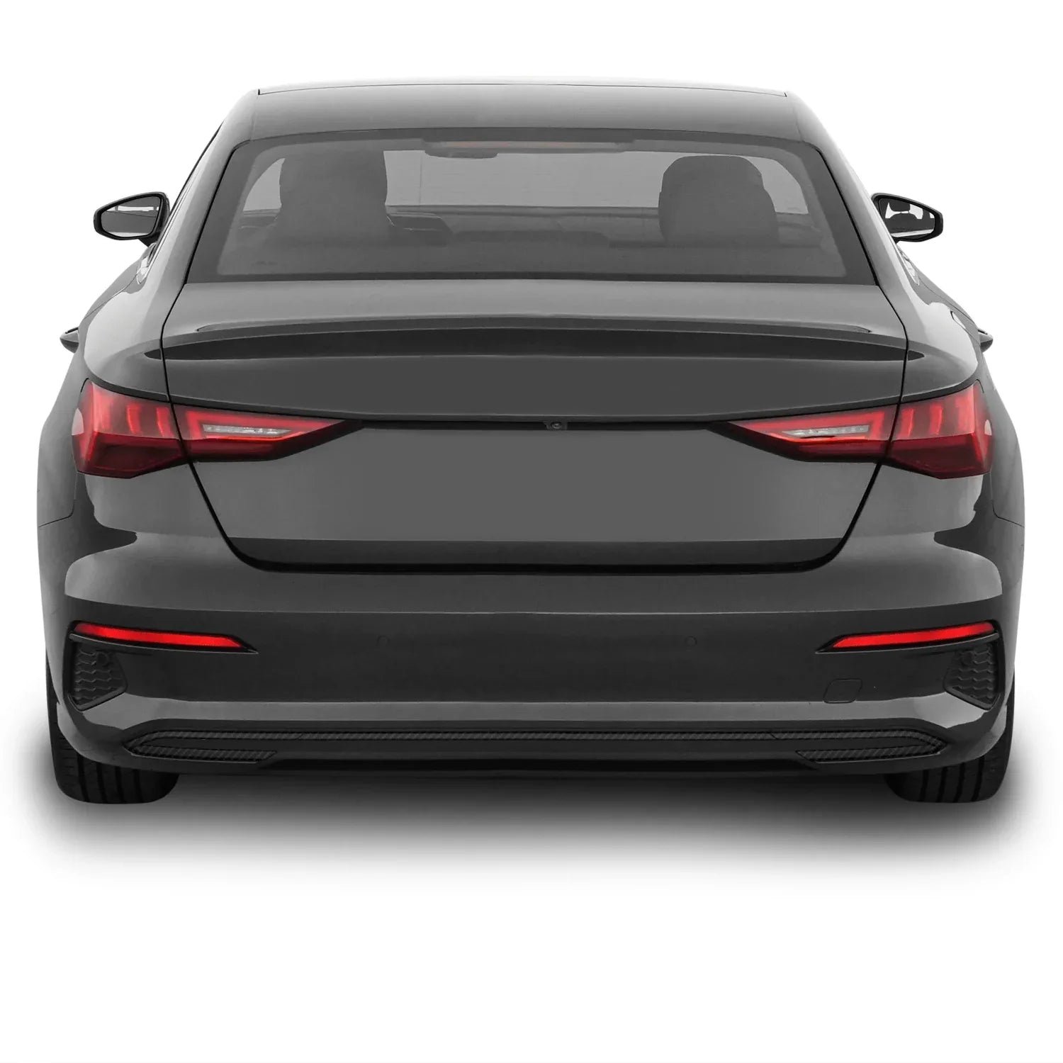 2022-2024 Audi A3 | Rear Bumper Diffuser Trim Chrome Delete PreCut Vinyl Wrap