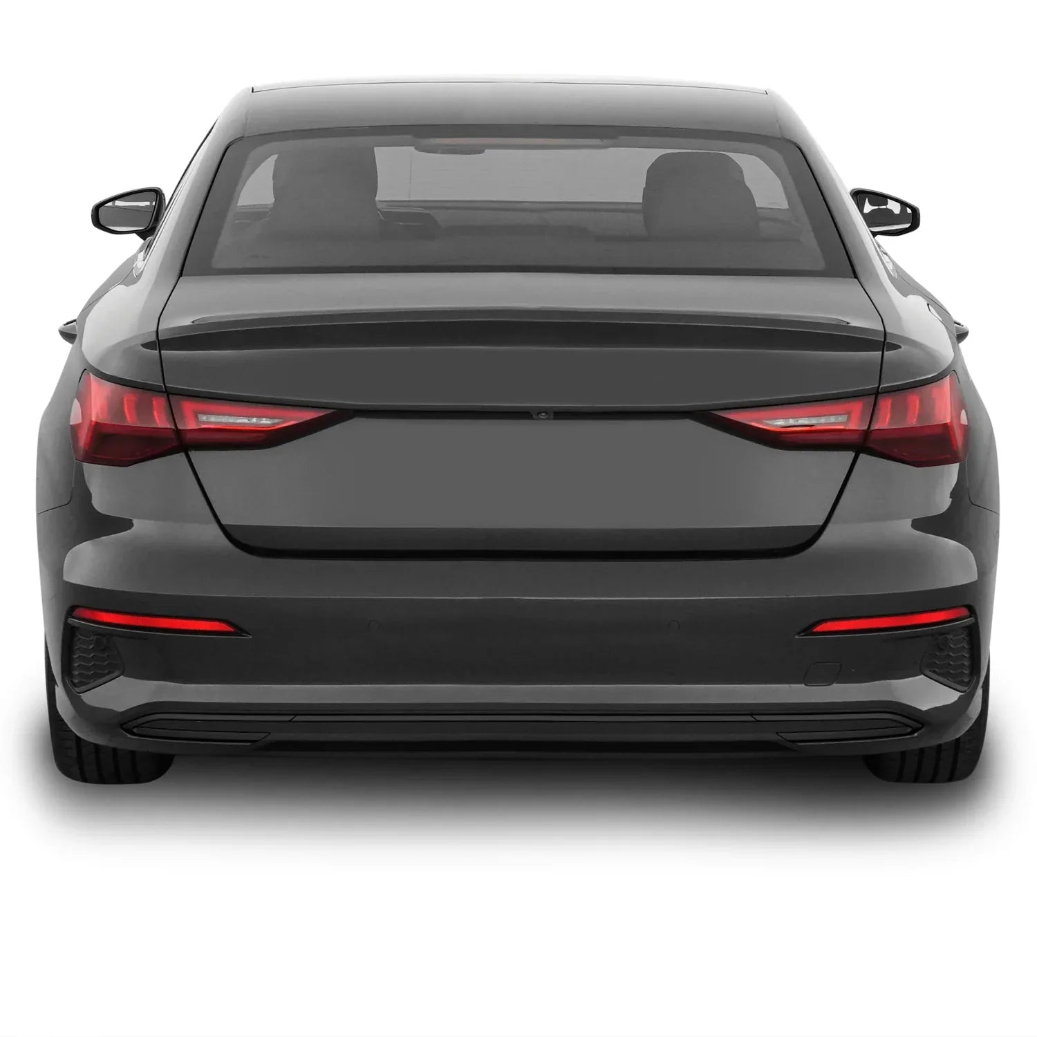 2022-2024 Audi A3 | Rear Bumper Diffuser Trim Chrome Delete PreCut Vinyl Wrap