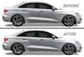 2022-2026 Audi A3 | Window Trim Chrome Delete PreCut Vinyl Wrap