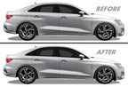 2022-2026 Audi A3 | Window Trim Chrome Delete PreCut Vinyl Wrap