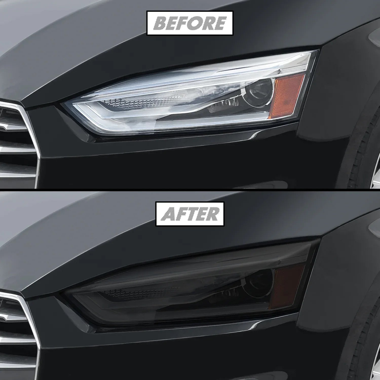 2018-2019 Audi A5 / S5 | Headlight PreCut Tint Overlays