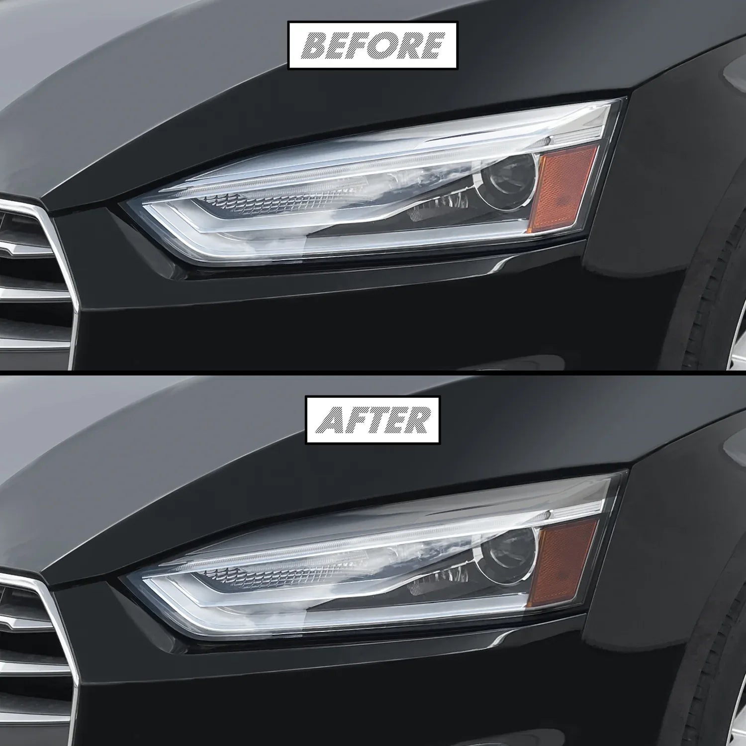 2018-2019 Audi A5 / S5 | HID Headlight Cutout PreCut Tint Overlays