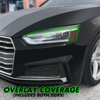 2018-2019 Audi A5 / S5 | HID Headlight Cutout PreCut Tint Overlays