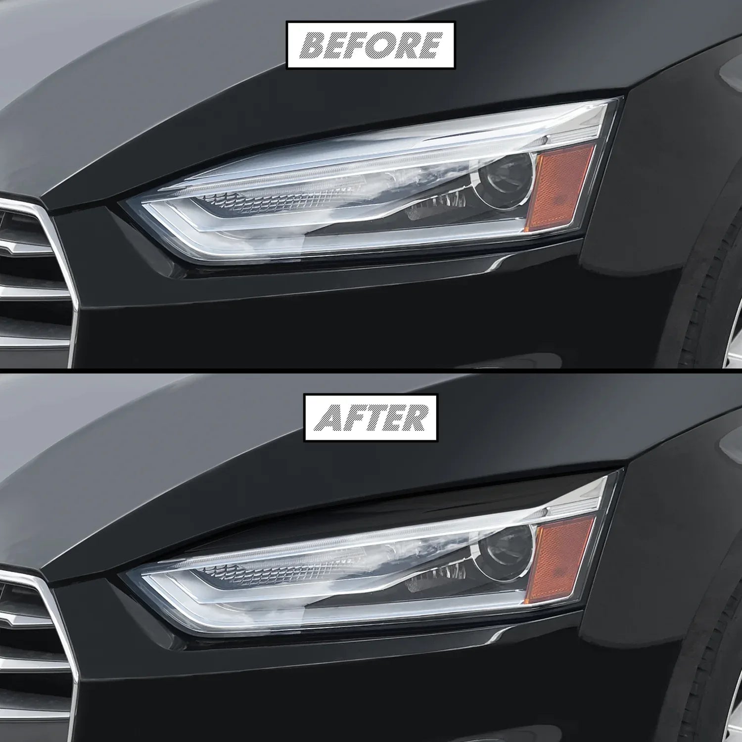 2018-2019 Audi A5 / S5 | Headlight Eyelid PreCut Vinyl Overlays