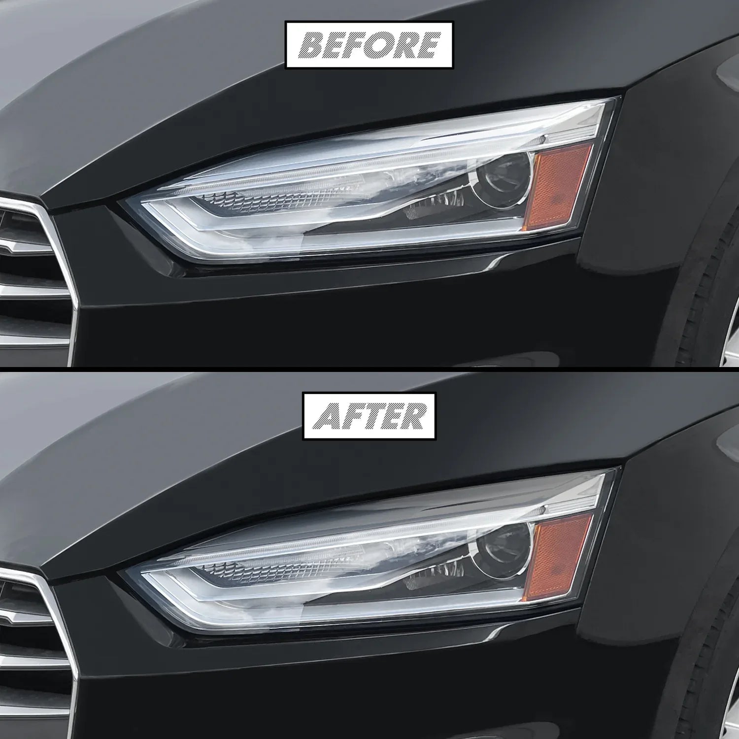 2018-2019 Audi A5 / S5 | Headlight Eyelid PreCut Vinyl Overlays