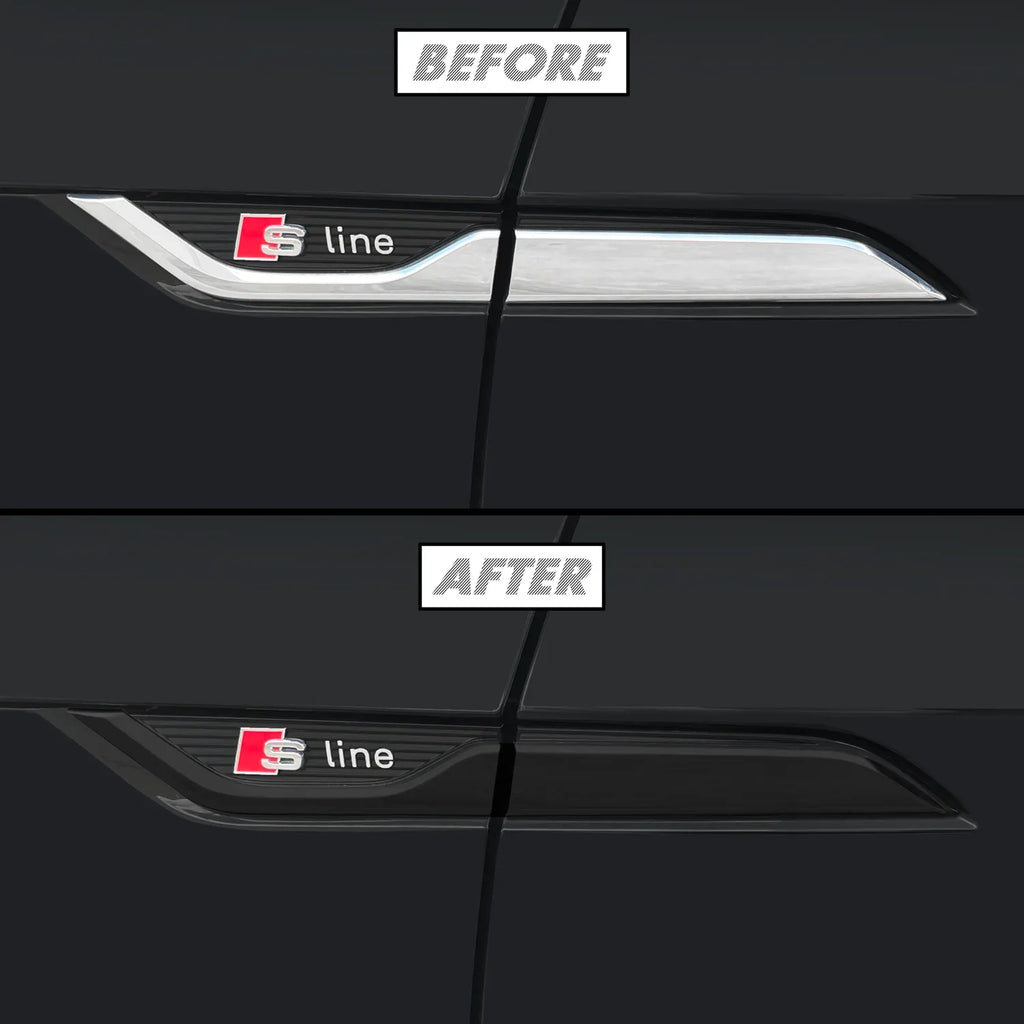 2018-2023 Audi A5 / S5 | Fender Trim Chrome Delete PreCut Vinyl Wrap