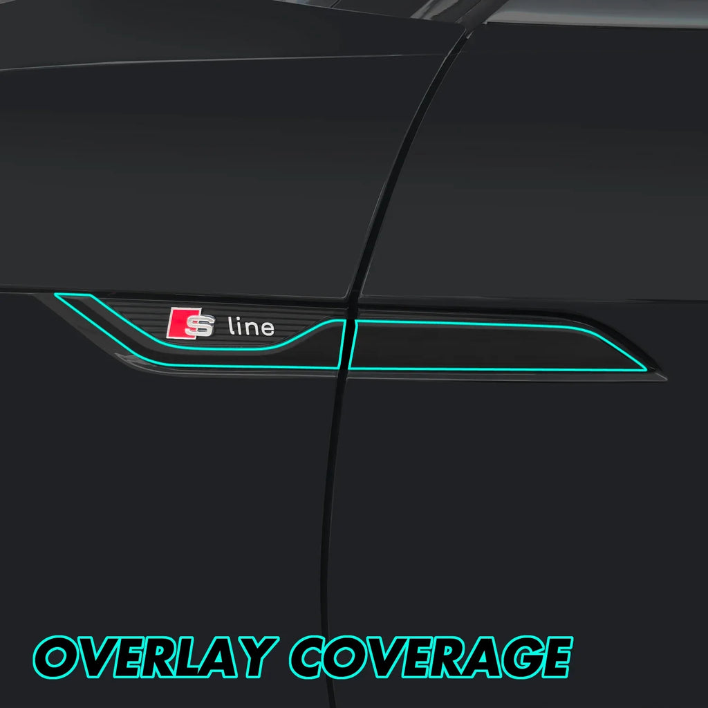 2018-2023 Audi A5 / S5 | Fender Trim Chrome Delete PreCut Vinyl Wrap