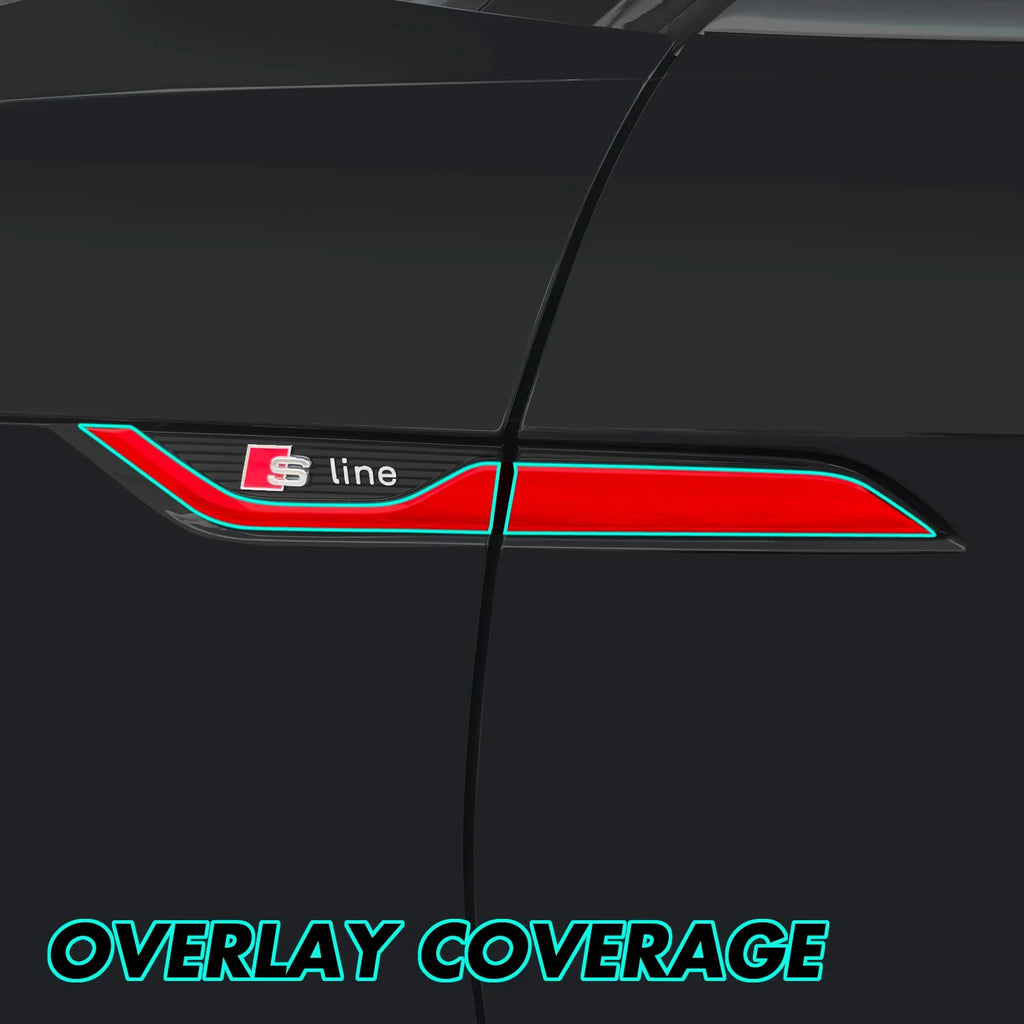 2018-2023 Audi A5 / S5 | Fender Trim Chrome Delete PreCut Vinyl Wrap