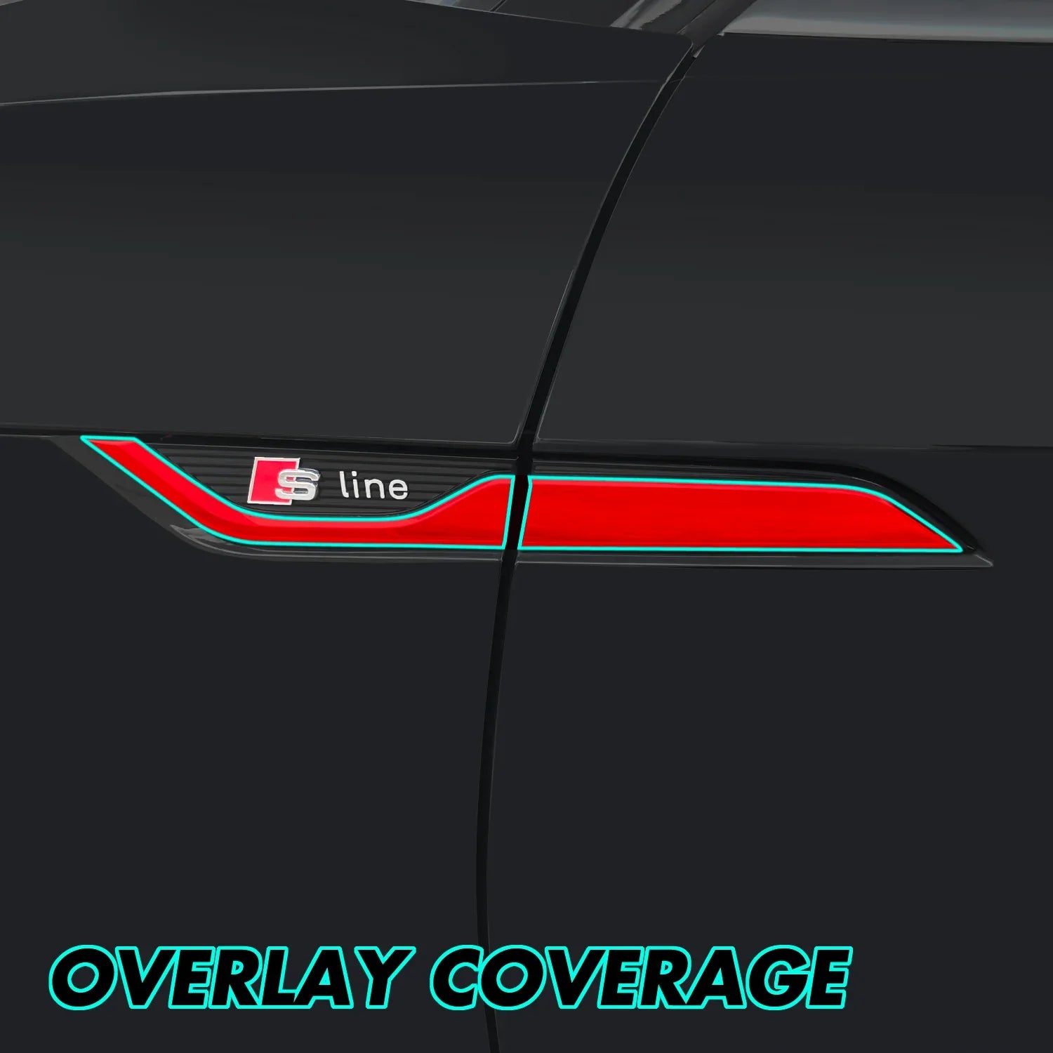 2018-2023 Audi A5 / S5 | Fender Trim Chrome Delete PreCut Vinyl Wrap