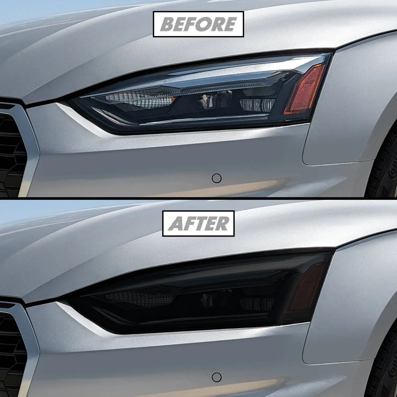 2020-2024 Audi A5 / S5 / RS5 | Headlight PreCut Tint Overlays