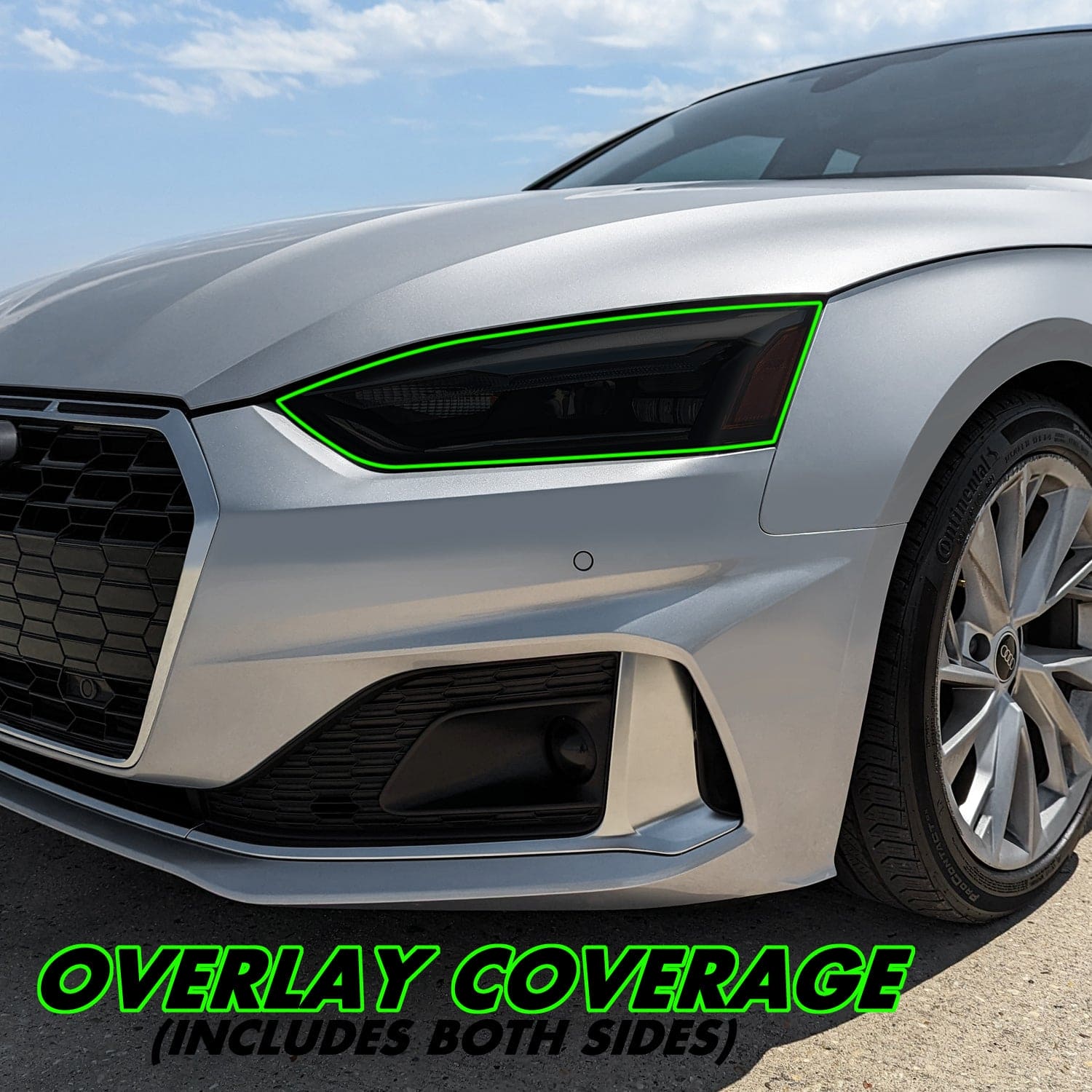 2020-2024 Audi A5 / S5 / RS5 | Headlight PreCut Tint Overlays