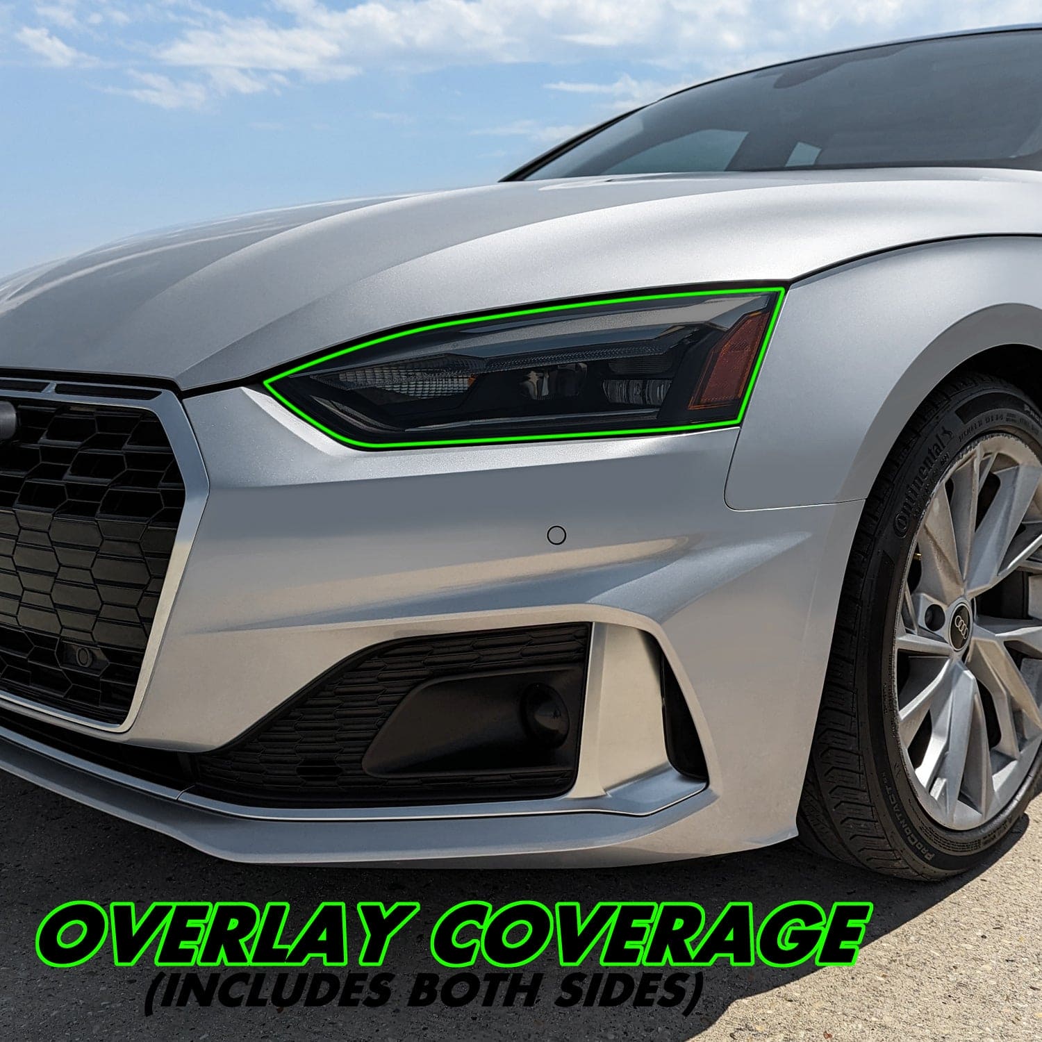 2020-2024 Audi A5 / S5 / RS5 | Headlight PreCut Tint Overlays