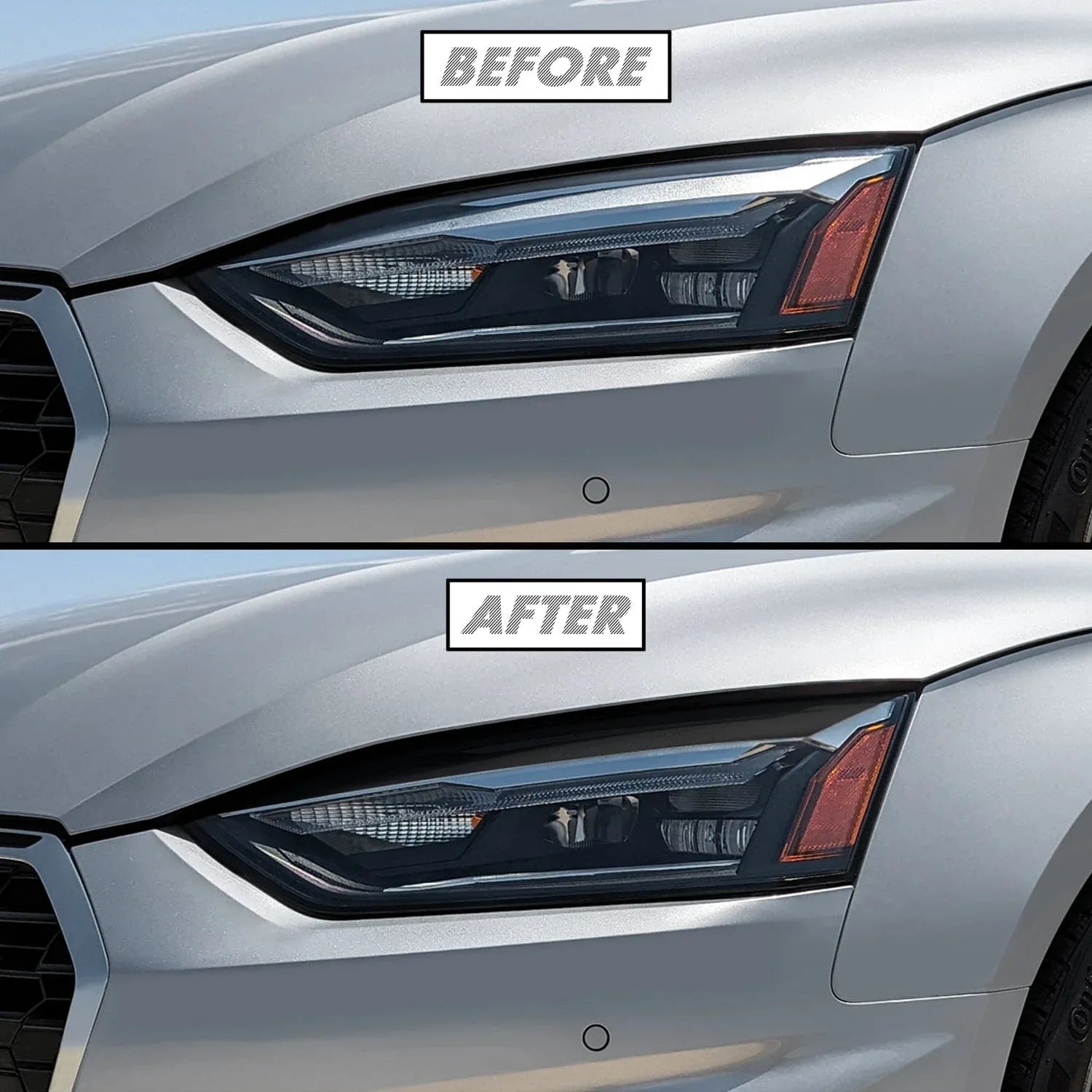 2020-2024 Audi A5 / S5 / RS5 | Headlight Eyelid PreCut Vinyl Overlays