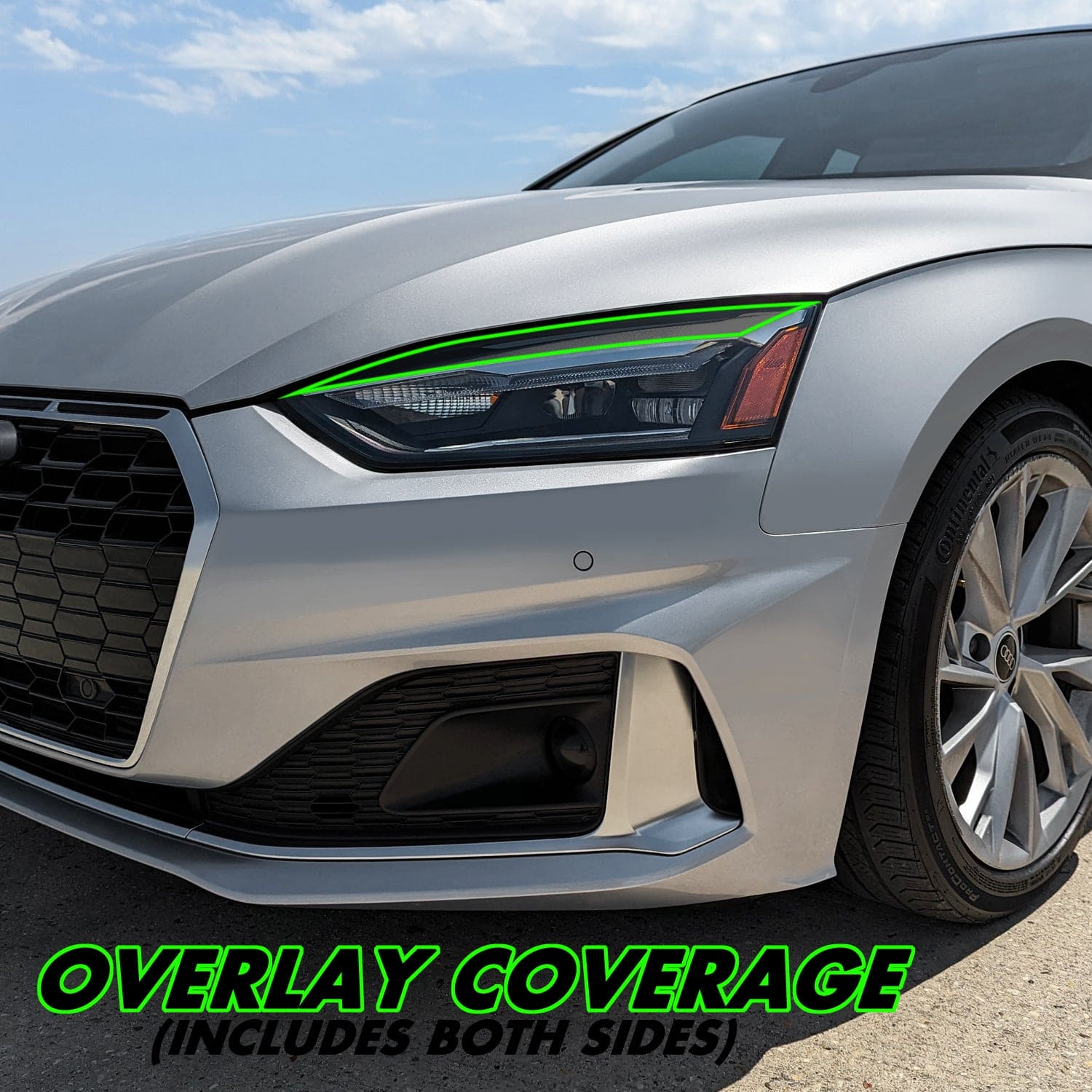 2020-2024 Audi A5 / S5 / RS5 | Headlight Eyelid PreCut Vinyl Overlays