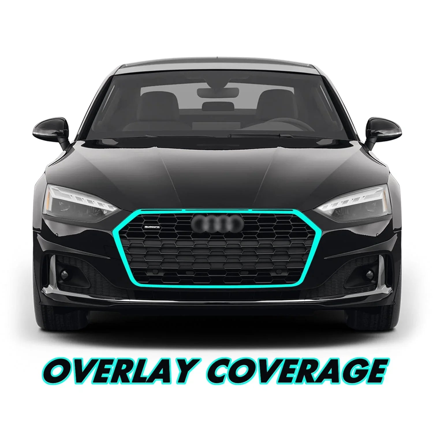 2020-2024 Audi A5 / S5 | Front Grill Trim Chrome Delete PreCut Vinyl Wrap