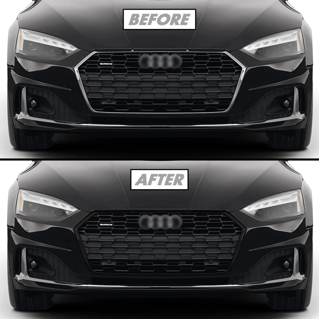 2020-2024 Audi A5 / S5 | Front Grill Trim Chrome Delete PreCut Vinyl Wrap