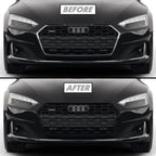 2020-2024 Audi A5 / S5 | Front Grill Trim Chrome Delete PreCut Vinyl Wrap