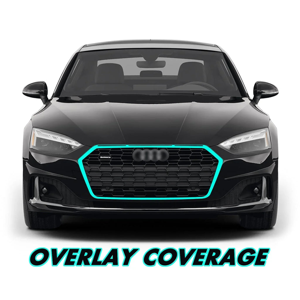 2020-2024 Audi A5 / S5 | Front Grill Trim Chrome Delete PreCut Vinyl Wrap