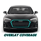 2020-2024 Audi A5 / S5 | Front Grill Trim Chrome Delete PreCut Vinyl Wrap