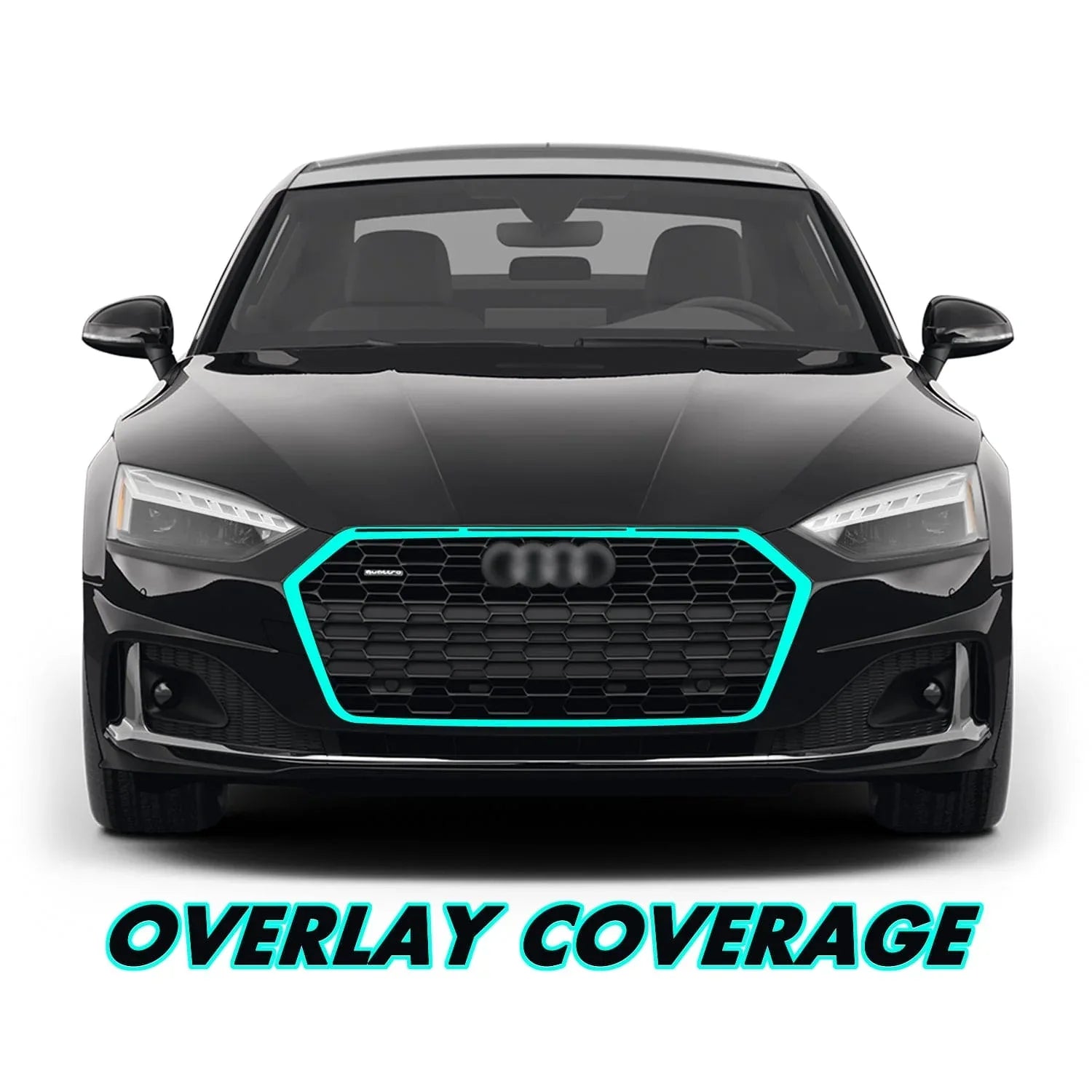 2020-2024 Audi A5 / S5 | Front Grill Trim Chrome Delete PreCut Vinyl Wrap