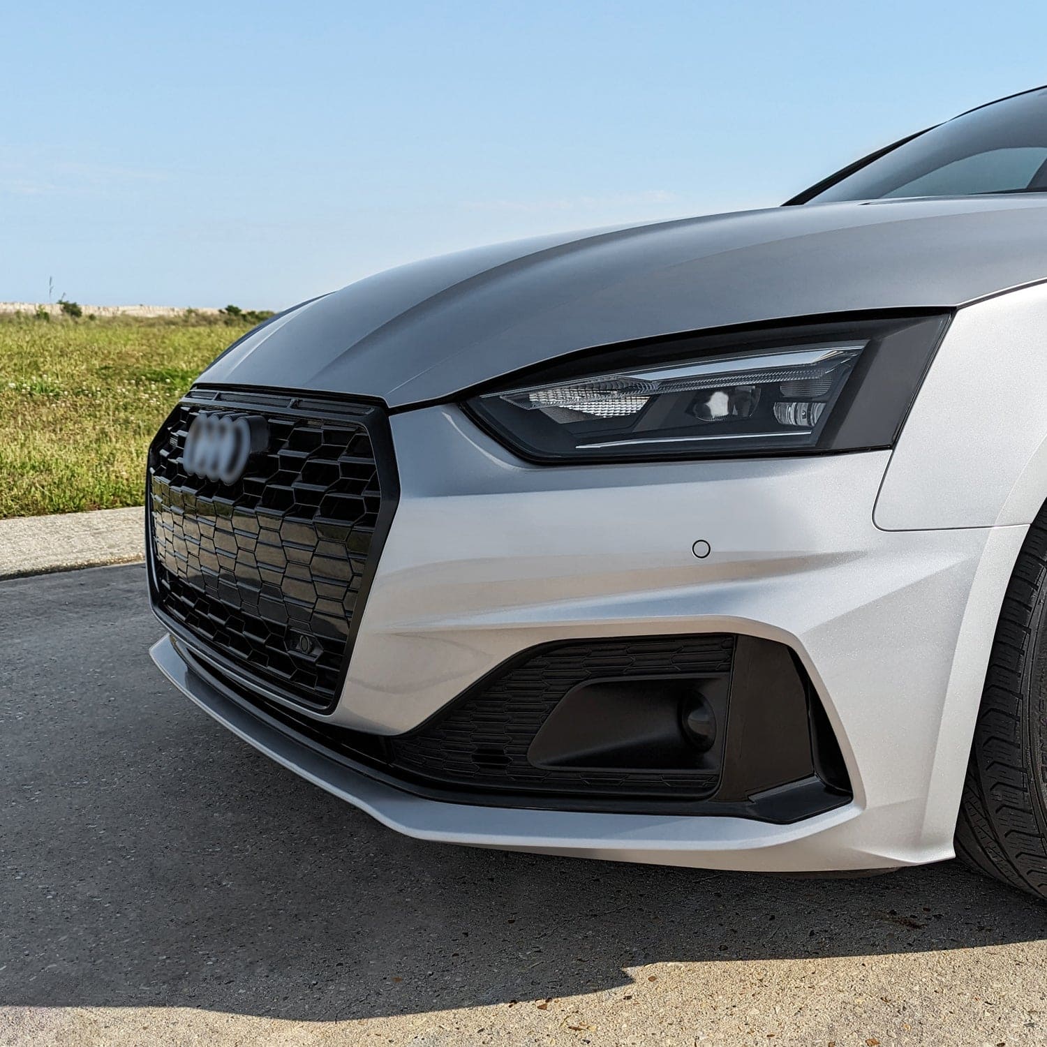 2020-2024 Audi A5 / S5 | Front Grill Trim Chrome Delete PreCut Vinyl Wrap