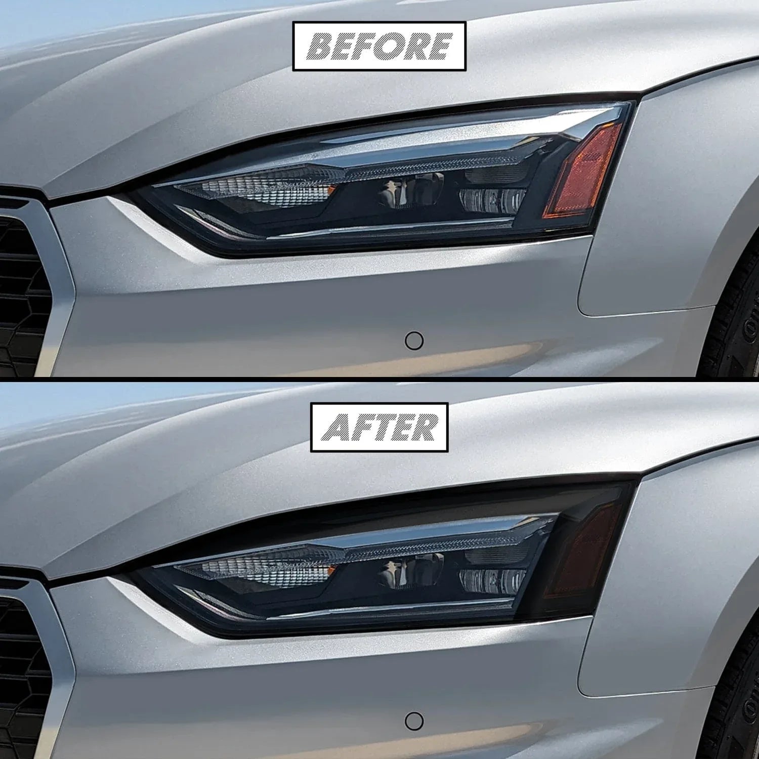 2020-2024 Audi A5 / S5 / RS5 | Headlight Cutout PreCut Tint Overlays