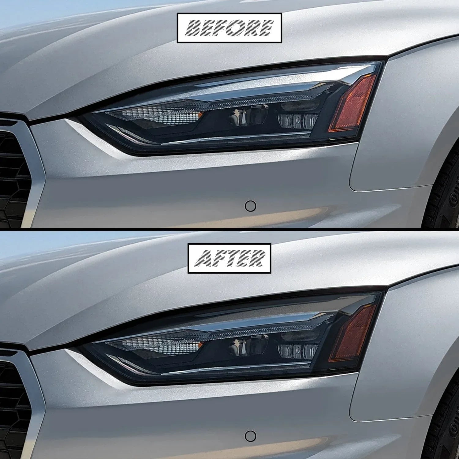 2020-2024 Audi A5 / S5 / RS5 | Headlight Cutout PreCut Tint Overlays