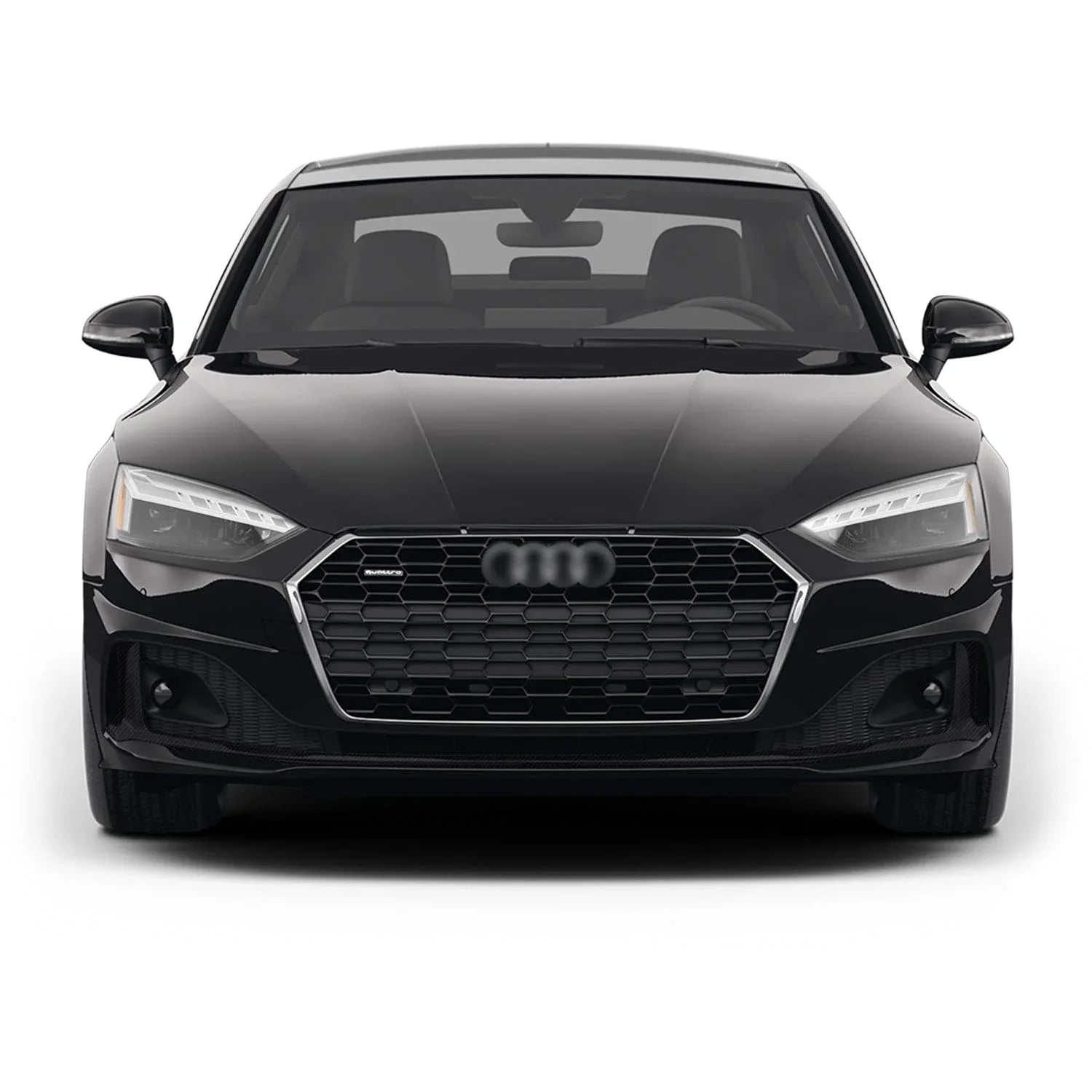 2020-2024 Audi A5 | Front Bumper Lower Lip Trim Chrome Delete PreCut Vinyl Wrap