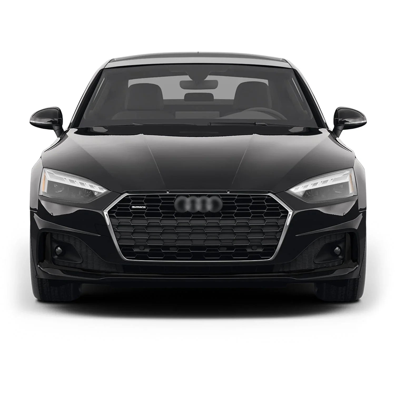 2020-2024 Audi A5 | Front Bumper Lower Lip Trim Chrome Delete PreCut Vinyl Wrap