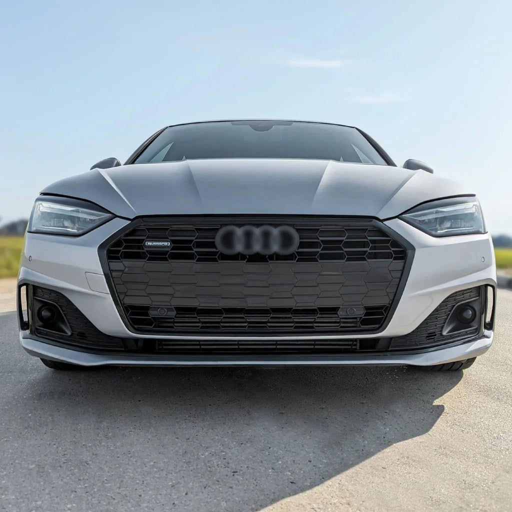 2020-2024 Audi A5 | Front Bumper Lower Lip Trim Chrome Delete PreCut Vinyl Wrap
