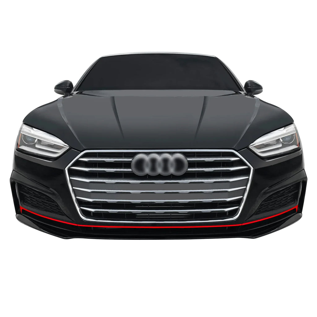 2018-2023 Audi A5 / S5 Coupe | Front Bumper Lower Lip Trim Chrome Delete PreCut Vinyl Wrap