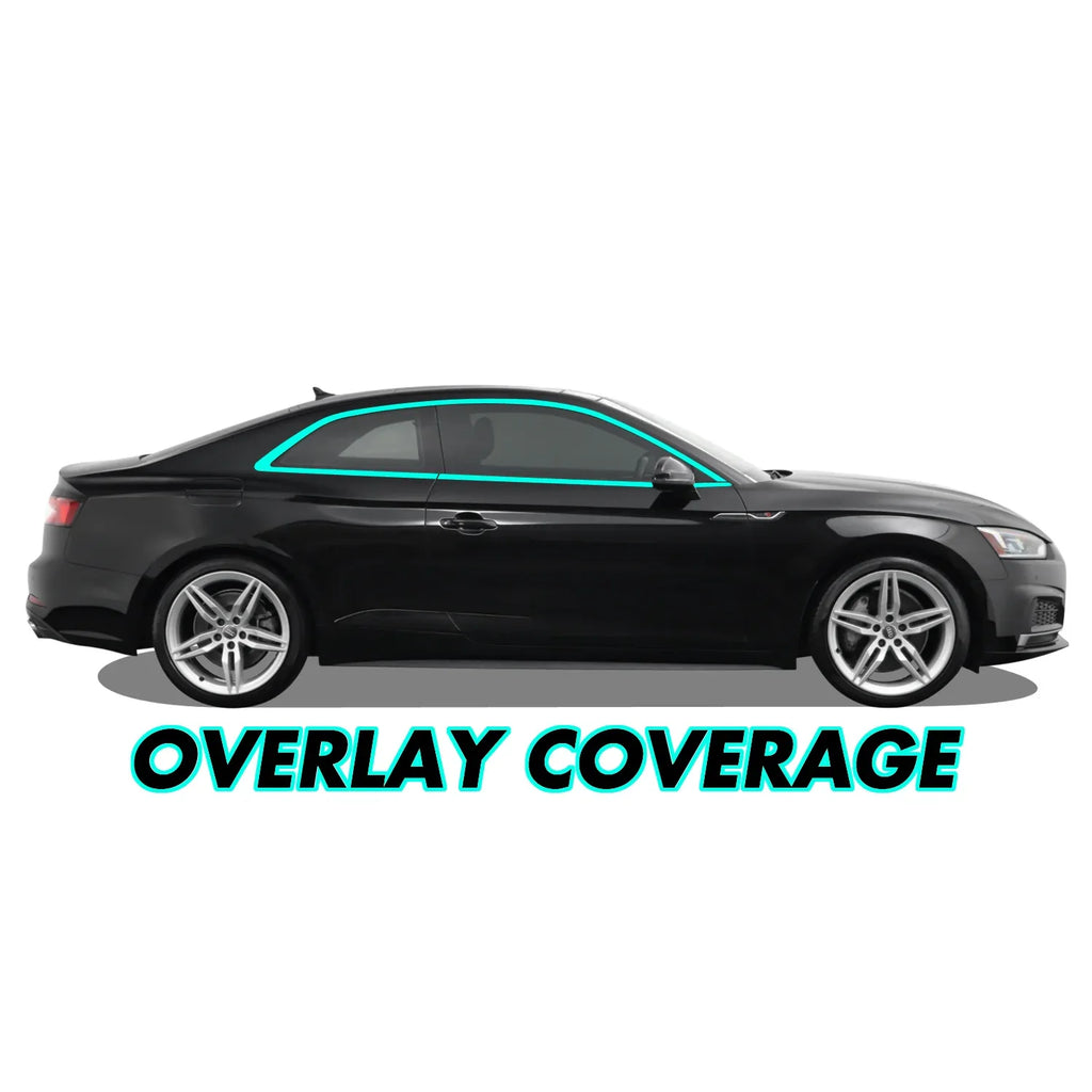 2018-2023 Audi A5 / S5 Coupe | Window Trim Chrome Delete PreCut Vinyl Wrap