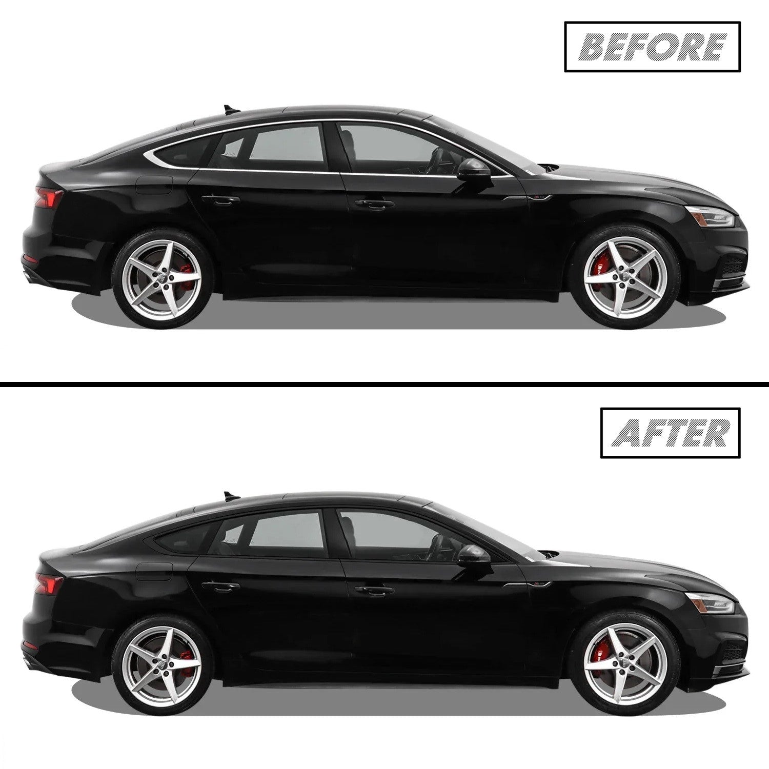 2018-2024 Audi A5 / S5 Sportback | Window Trim Chrome Delete PreCut Vinyl Wrap