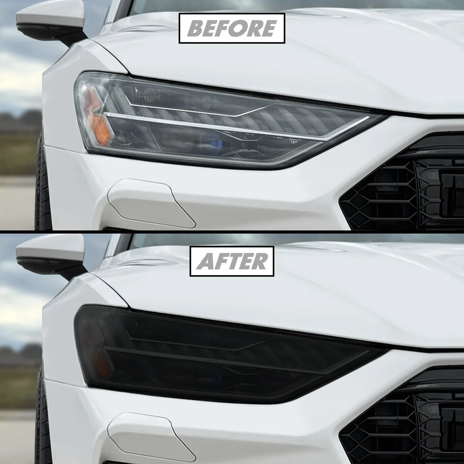 2019-2024 Audi A7 / S7 / RS7 | Headlight PreCut Tint Overlays