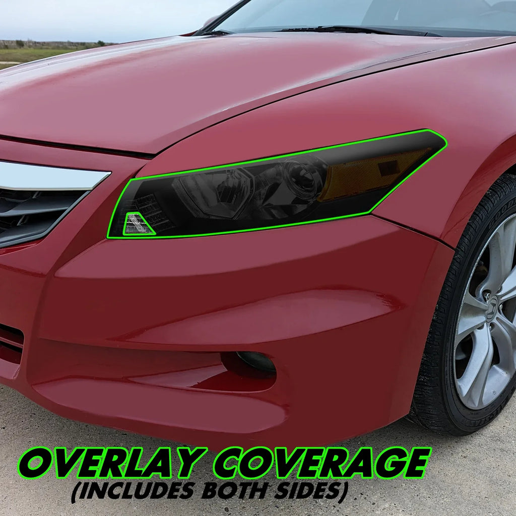 2008-2012 Honda Accord Coupe | Headlight PreCut Tint Overlays