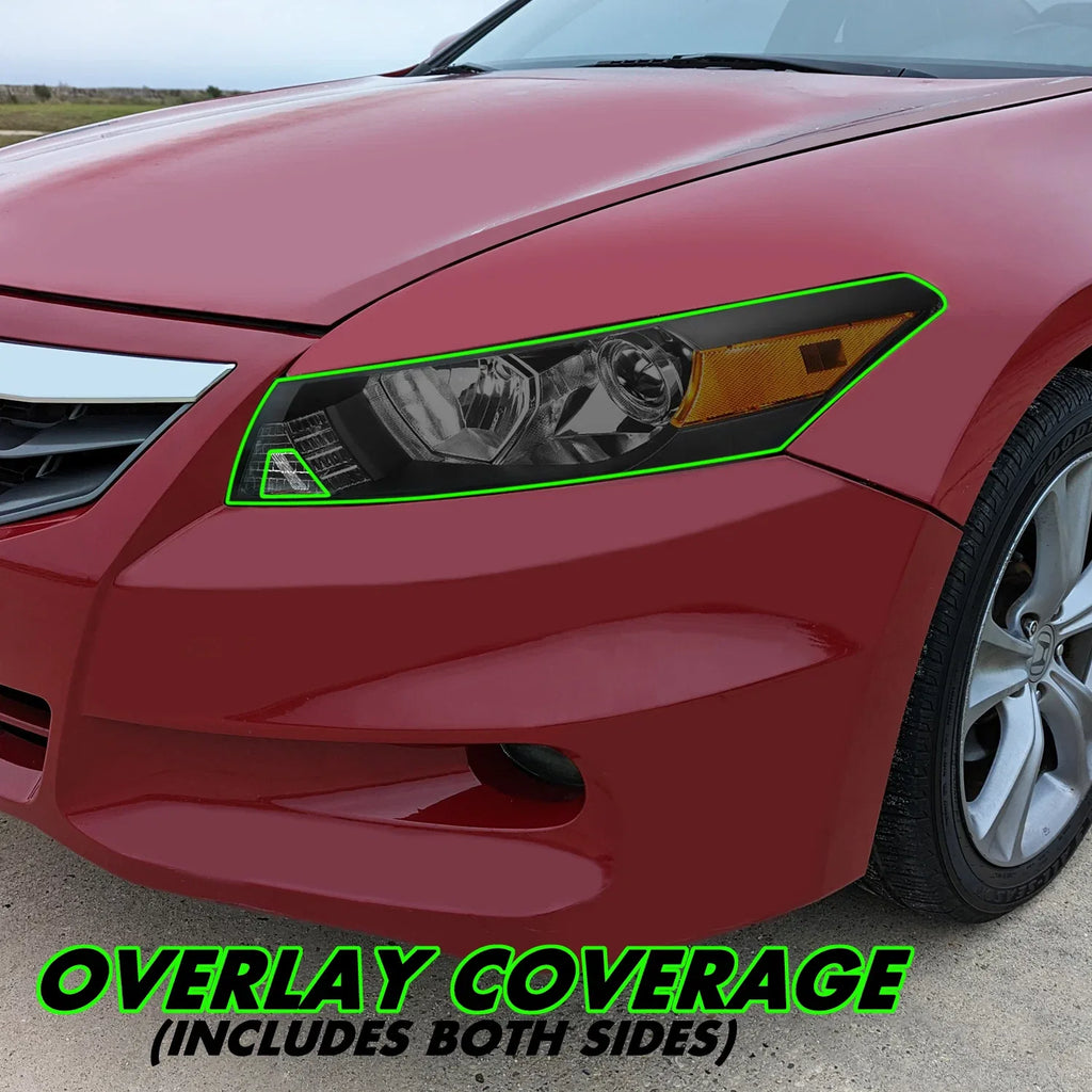 2008-2012 Honda Accord Coupe | Headlight PreCut Tint Overlays