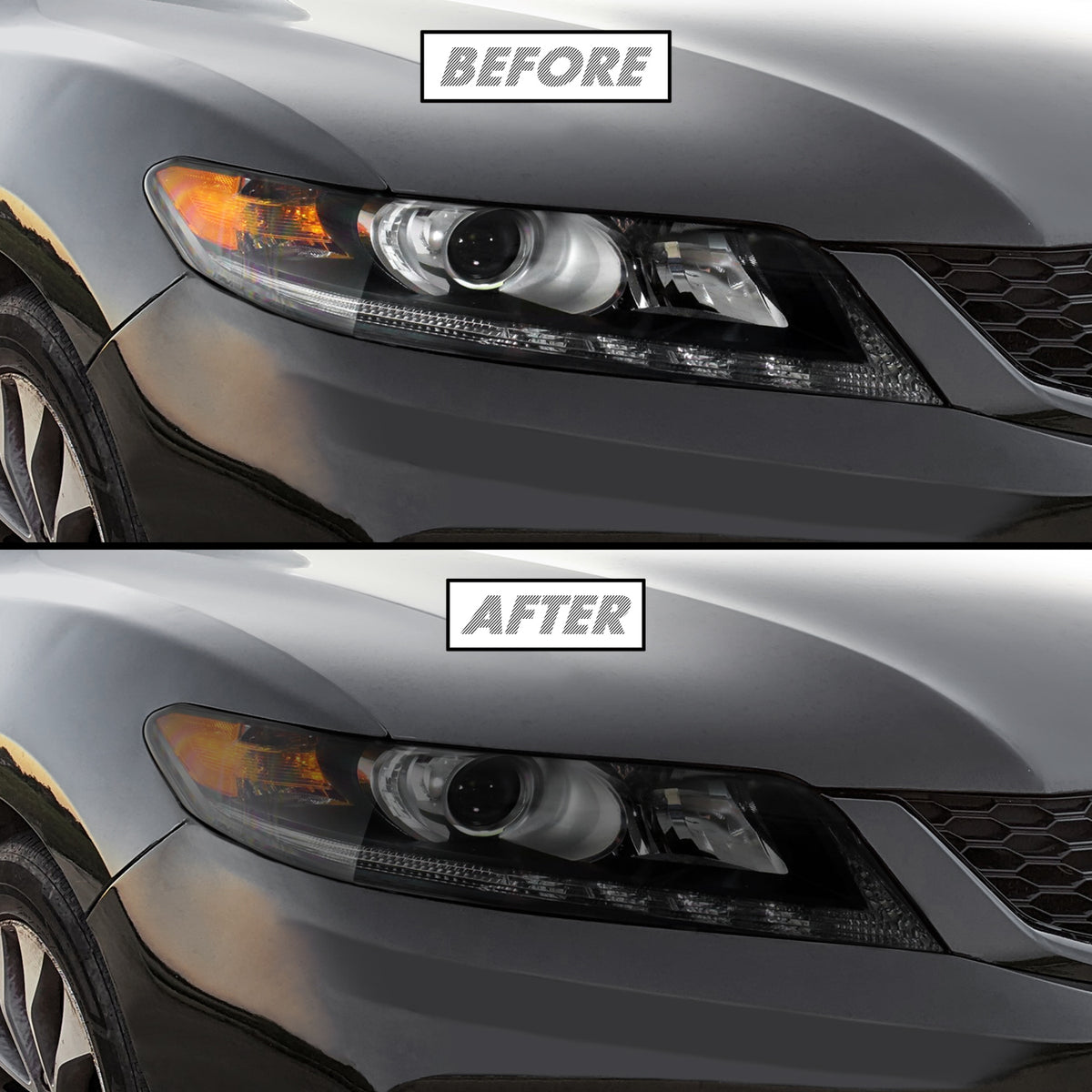 2013-2015 Honda Accord Coupe | Headlight PreCut Tint Overlays