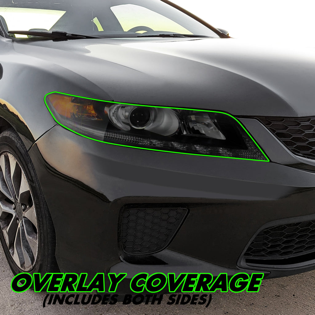 2013-2015 Honda Accord Coupe | Headlight PreCut Tint Overlays