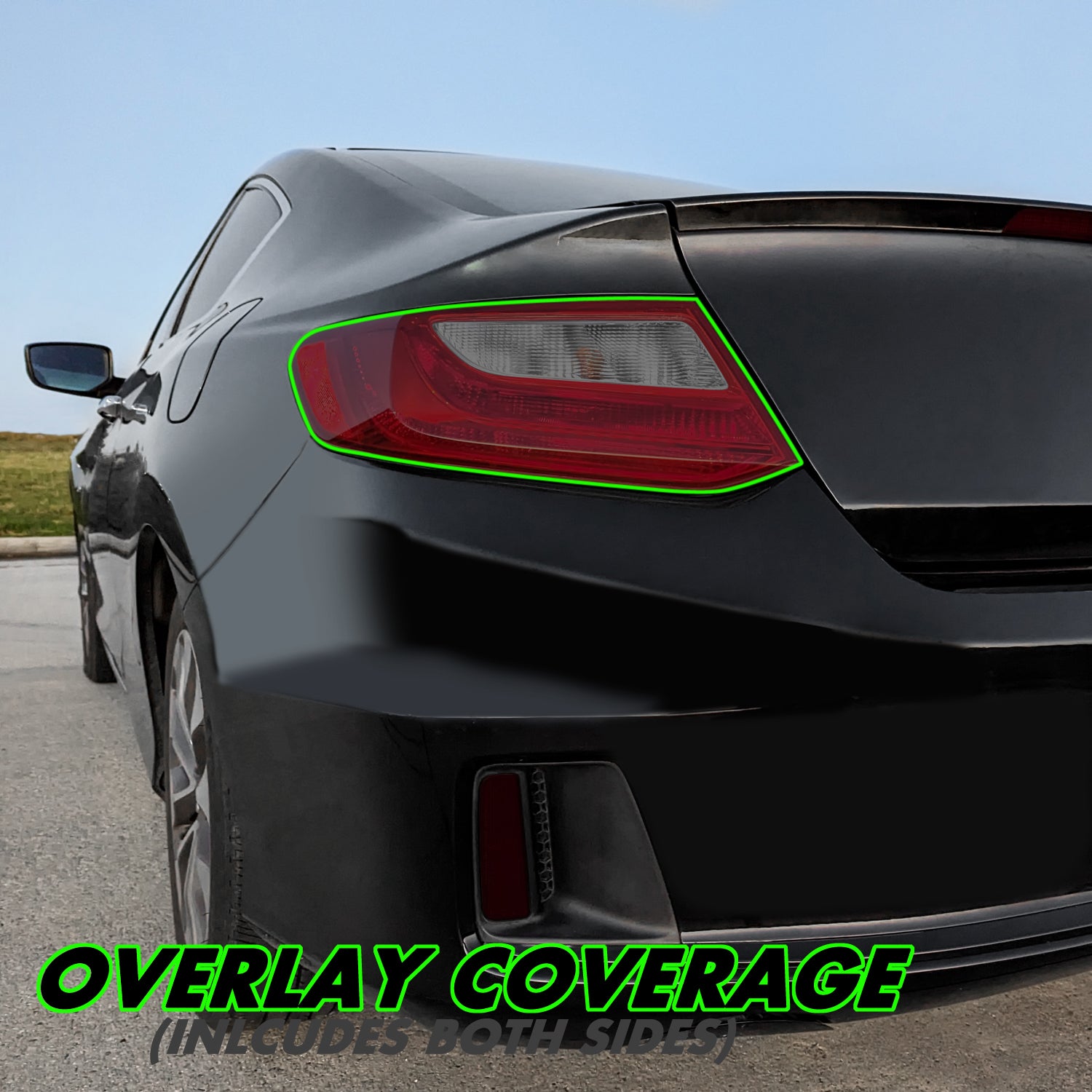 2013-2015 Honda Accord Coupe | Tail Light PreCut Tint Overlays