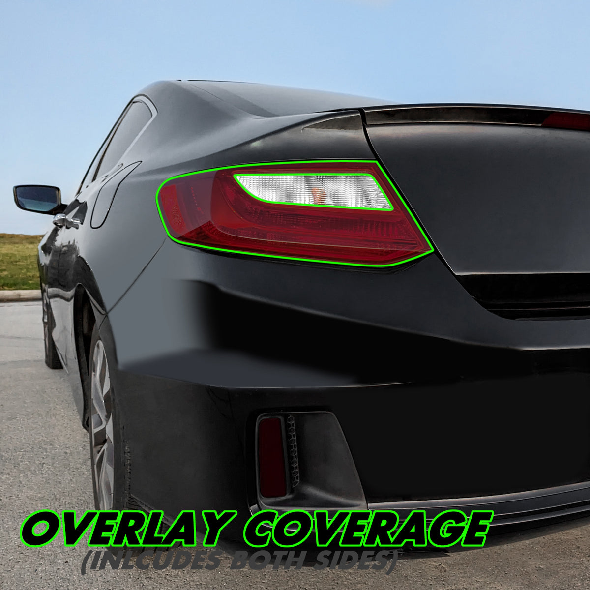 2013-2015 Honda Accord Coupe | Tail Light Cutout PreCut Tint Overlays