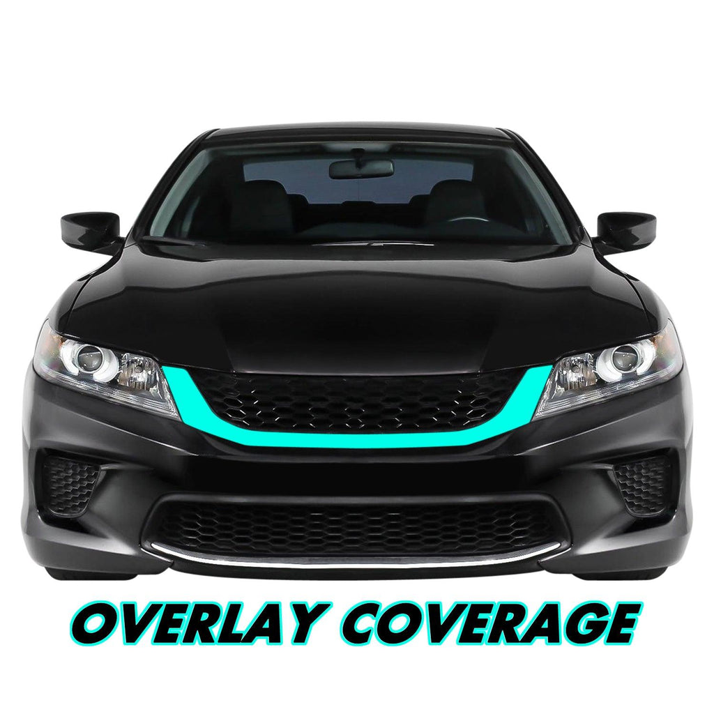 2013-2015 Honda Accord Coupe | Front Grill Trim Chrome Delete PreCut Vinyl Wrap