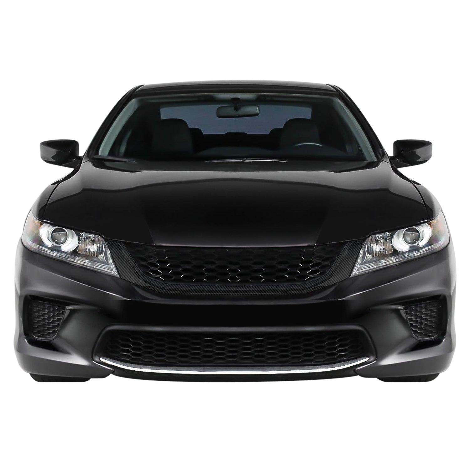 2013-2015 Honda Accord Coupe | Front Grill Trim Chrome Delete PreCut Vinyl Wrap