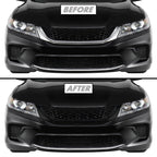 2013-2015 Honda Accord Coupe | Front Grill Trim Chrome Delete PreCut Vinyl Wrap