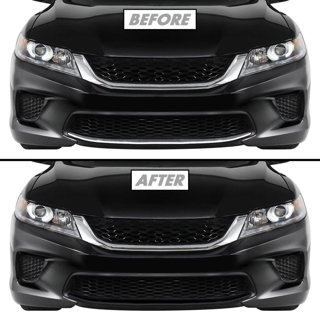 2013-2015 Honda Accord Coupe | Lower Lip Trim Chrome Delete PreCut Vinyl Wrap