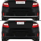 2013-2015 Honda Accord Coupe | Diffuser Trim Chrome Delete PreCut Vinyl Wrap