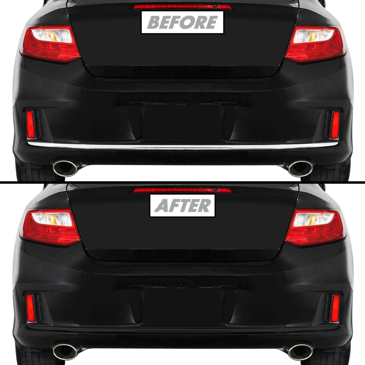 2013-2015 Honda Accord Coupe | Diffuser Trim Chrome Delete PreCut Vinyl Wrap